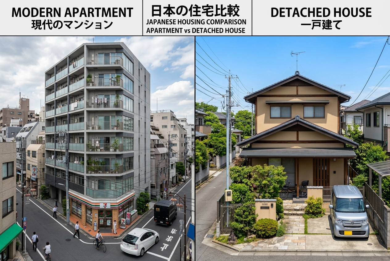 マンションvs戸建て