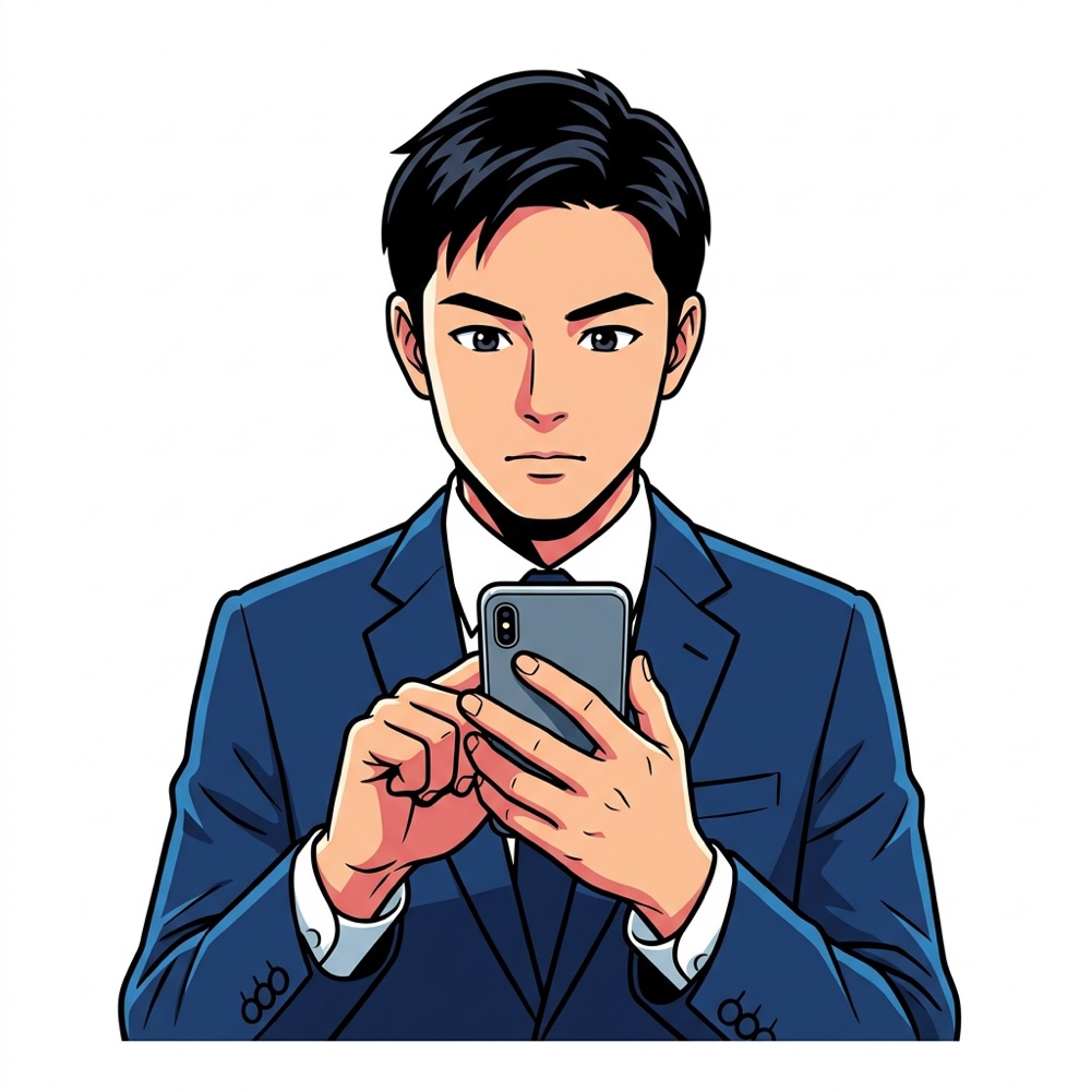 即レスする営業マン